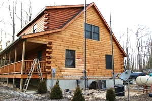 Fire Damaged Log Home Repair | Log Repair And Log Replacement